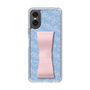 スリムプロテクションケース - STAND & RING RIBBON Sakura Pink［ Samantha Thavasa - スクリッタ - ブルー ］