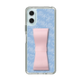スリムプロテクションケース - STAND & RING RIBBON Sakura Pink［ Samantha Thavasa - スクリッタ - ブルー ］