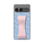 スリムプロテクションケース - STAND & RING RIBBON Sakura Pink［ Samantha Thavasa - スクリッタ - ブルー ］