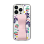 スリムプロテクションケース - STAND & RING RIBBON Sakura Pink［ キャンディーカリエス - ステッカー ］