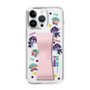 スリムプロテクションケース - STAND & RING RIBBON Sakura Pink［ キャンディーカリエス - ステッカー ］