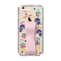 スリムプロテクションケース - STAND & RING RIBBON Sakura Pink［ キャンディーカリエス - ステッカー ］