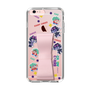 スリムプロテクションケース - STAND & RING RIBBON Sakura Pink［ キャンディーカリエス - ステッカー ］