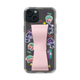 スリムプロテクションケース - STAND & RING RIBBON Sakura Pink［ キャンディーカリエス - ステッカー ］
