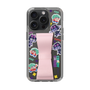 スリムプロテクションケース - STAND & RING RIBBON Sakura Pink［ キャンディーカリエス - ステッカー ］