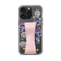 スリムプロテクションケース - STAND & RING RIBBON Sakura Pink［ キャンディーカリエス - ステッカー ］