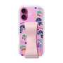スリムプロテクションケース - STAND & RING RIBBON Sakura Pink［ キャンディーカリエス - ステッカー ］