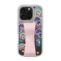 スリムプロテクションケース - STAND & RING RIBBON Sakura Pink［ キャンディーカリエス - ステッカー ］