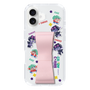 スリムプロテクションケース - STAND & RING RIBBON Sakura Pink［ キャンディーカリエス - ステッカー ］