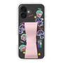 スリムプロテクションケース - STAND & RING RIBBON Sakura Pink［ キャンディーカリエス - ステッカー ］