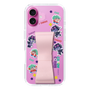 スリムプロテクションケース - STAND & RING RIBBON Sakura Pink［ キャンディーカリエス - ステッカー ］