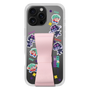 スリムプロテクションケース - STAND & RING RIBBON Sakura Pink［ キャンディーカリエス - ステッカー ］