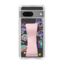 スリムプロテクションケース - STAND & RING RIBBON Sakura Pink［ キャンディーカリエス - ステッカー ］