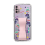 スリムプロテクションケース - STAND & RING RIBBON Sakura Pink［ キャンディーカリエス - ステッカー ］