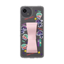 スリムプロテクションケース - STAND & RING RIBBON Sakura Pink［ キャンディーカリエス - ステッカー ］