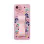 スリムプロテクションケース - STAND & RING RIBBON Sakura Pink［ キャンディーカリエス - ステッカー ］