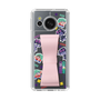 スリムプロテクションケース - STAND & RING RIBBON Sakura Pink［ キャンディーカリエス - ステッカー ］