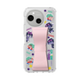 スリムプロテクションケース - STAND & RING RIBBON Sakura Pink［ キャンディーカリエス - ステッカー ］