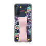 スリムプロテクションケース - STAND & RING RIBBON Sakura Pink［ キャンディーカリエス - ステッカー ］