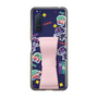 スリムプロテクションケース - STAND & RING RIBBON Sakura Pink［ キャンディーカリエス - ステッカー ］