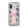 スリムプロテクションケース - STAND & RING RIBBON Sakura Pink［ キャンディーカリエス - ステッカー ］