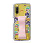 スリムプロテクションケース - STAND & RING RIBBON Sakura Pink［ キャンディーカリエス - ステッカー ］