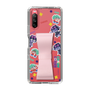 スリムプロテクションケース - STAND & RING RIBBON Sakura Pink［ キャンディーカリエス - ステッカー ］