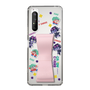 スリムプロテクションケース - STAND & RING RIBBON Sakura Pink［ キャンディーカリエス - ステッカー ］
