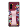スリムプロテクションケース - STAND & RING RIBBON Sakura Pink［ キャンディーカリエス - ステッカー ］