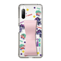 スリムプロテクションケース - STAND & RING RIBBON Sakura Pink［ キャンディーカリエス - ステッカー ］