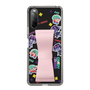 スリムプロテクションケース - STAND & RING RIBBON Sakura Pink［ キャンディーカリエス - ステッカー ］