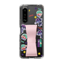 スリムプロテクションケース - STAND & RING RIBBON Sakura Pink［ キャンディーカリエス - ステッカー ］