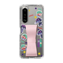 スリムプロテクションケース - STAND & RING RIBBON Sakura Pink［ キャンディーカリエス - ステッカー ］