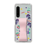 スリムプロテクションケース - STAND & RING RIBBON Sakura Pink［ キャンディーカリエス - ステッカー ］