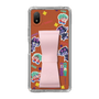 スリムプロテクションケース - STAND & RING RIBBON Sakura Pink［ キャンディーカリエス - ステッカー ］