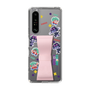 スリムプロテクションケース - STAND & RING RIBBON Sakura Pink［ キャンディーカリエス - ステッカー ］
