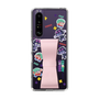 スリムプロテクションケース - STAND & RING RIBBON Sakura Pink［ キャンディーカリエス - ステッカー ］