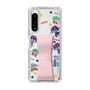 スリムプロテクションケース - STAND & RING RIBBON Sakura Pink［ キャンディーカリエス - ステッカー ］