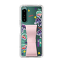 スリムプロテクションケース - STAND & RING RIBBON Sakura Pink［ キャンディーカリエス - ステッカー ］