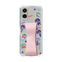 スリムプロテクションケース - STAND & RING RIBBON Sakura Pink［ キャンディーカリエス - ステッカー ］