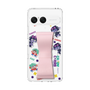 スリムプロテクションケース - STAND & RING RIBBON Sakura Pink［ キャンディーカリエス - ステッカー ］