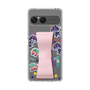 スリムプロテクションケース - STAND & RING RIBBON Sakura Pink［ キャンディーカリエス - ステッカー ］