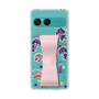 スリムプロテクションケース - STAND & RING RIBBON Sakura Pink［ キャンディーカリエス - ステッカー ］