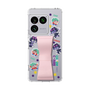 スリムプロテクションケース - STAND & RING RIBBON Sakura Pink［ キャンディーカリエス - ステッカー ］