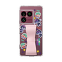 スリムプロテクションケース - STAND & RING RIBBON Sakura Pink［ キャンディーカリエス - ステッカー ］