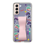 スリムプロテクションケース - STAND & RING RIBBON Sakura Pink［ キャンディーカリエス - ステッカー ］