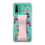 スリムプロテクションケース - STAND & RING RIBBON Sakura Pink［ キャンディーカリエス - ステッカー ］