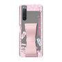 スリムプロテクションケース - STAND & RING RIBBON Sakura Pink［ エスターバニー - Love ］
