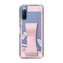 スリムプロテクションケース - STAND & RING RIBBON Sakura Pink［ エスターバニー - Love ］