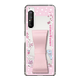 スリムプロテクションケース - STAND & RING RIBBON Sakura Pink［ エスターバニー - Love ］